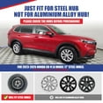 thumbnail image 2 of 4Pcs Set 17" Steel Wheel Hubcaps for 2023-2025 Honda CR-V LX Model,Wheel Rim Cover,Snap on Car,PP,Lacquer, 2 of 7