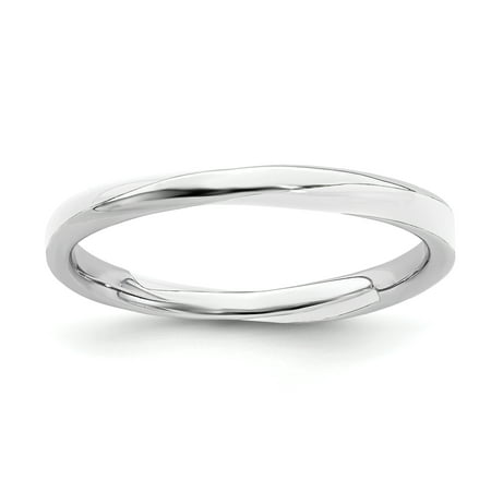 White Enameled Ring Band - 925 Sterling Silver Twisted White Enameled Band Ring Size 6.00 Stackable Ed Fine Jewelry Ideal Gifts For Women Gift Set From Heart