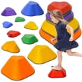 thumbnail image 1 of Qaba 11PCs Stepping Stones Kids, Non-Slip Stackable Balance Stepping Stone, 1 of 10