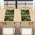 thumbnail image 4 of Placemat Kitchen Table Mats 4Pcs Set, Insulation Heat-Resistant Placemats for Outdoor Indoor Home Party Farmhouse Easter Day Decoration, Tropical Monstera Leaf, 4 of 6