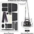 thumbnail image 2 of DIY Handbag Making Kit PU Leather Crossbody Purse Making Set Hand Sewing Shoulder Bag Complete Materials Set Handmade Tote Bag All Materials Accessories Mixed Color DIY, 2 of 6