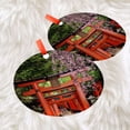 thumbnail image 3 of Fushimi Inari Shrine Ornament 2025, Travel Landmark Christmas Decoration, Holiday Keepsake Gift, Collectible Souvenir, Glass Look Hanging Decor, Xmas Tree 2025, Festive Home, 3 of 5