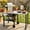 Black + Iron + American Design＋1, variant on TENGDA Black Foldable Outdoor Kitchen Cart Portable BBQ Grill Prep Station with Foldable Tabletop & Storage Space for Backyard and Patio
