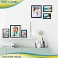 thumbnail image 4 of Langdon House 8x10 Black Picture Frame w/ Removable Mat, Modern Contemporary Style, 1 Pack, Richland Collection (US Company), 4 of 8