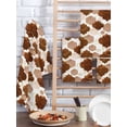 thumbnail image 2 of Brown Geometric Moroccan Kitchen Dish Towels for Drying Dishes Set of 2, Abstract Art Coffee Ombre Modern Waffle Weave Microfiber Hand Tea Bathroom Towels Quick Dry & Absorbent Towel 15.7x23.6, 2 of 7