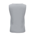 thumbnail image 6 of Xdegoge Tank Tops for Men Crewneck Sleeveless Casual Everyday Athletic Gym Workout Relaxed Fit Solid Basic Plain Design Soft Lightweight Breathable Summer Spring Tops, 6 of 7