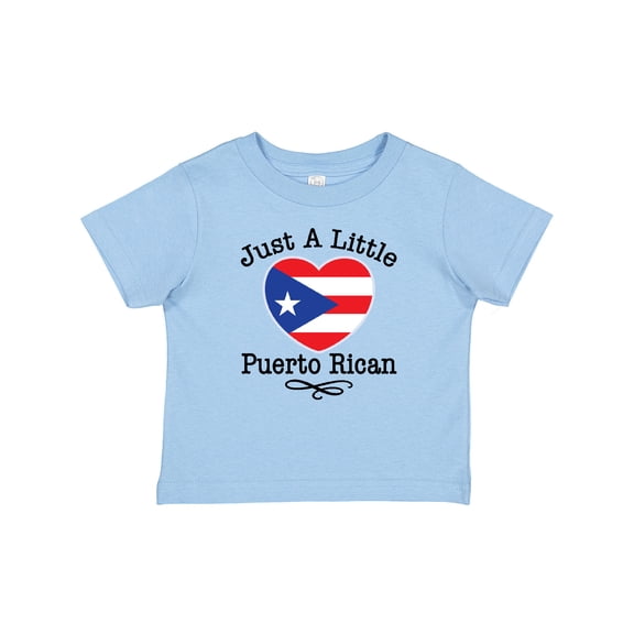 Inktastic Just a Little Puerto Rican Boys or Girls Baby T-Shirt
