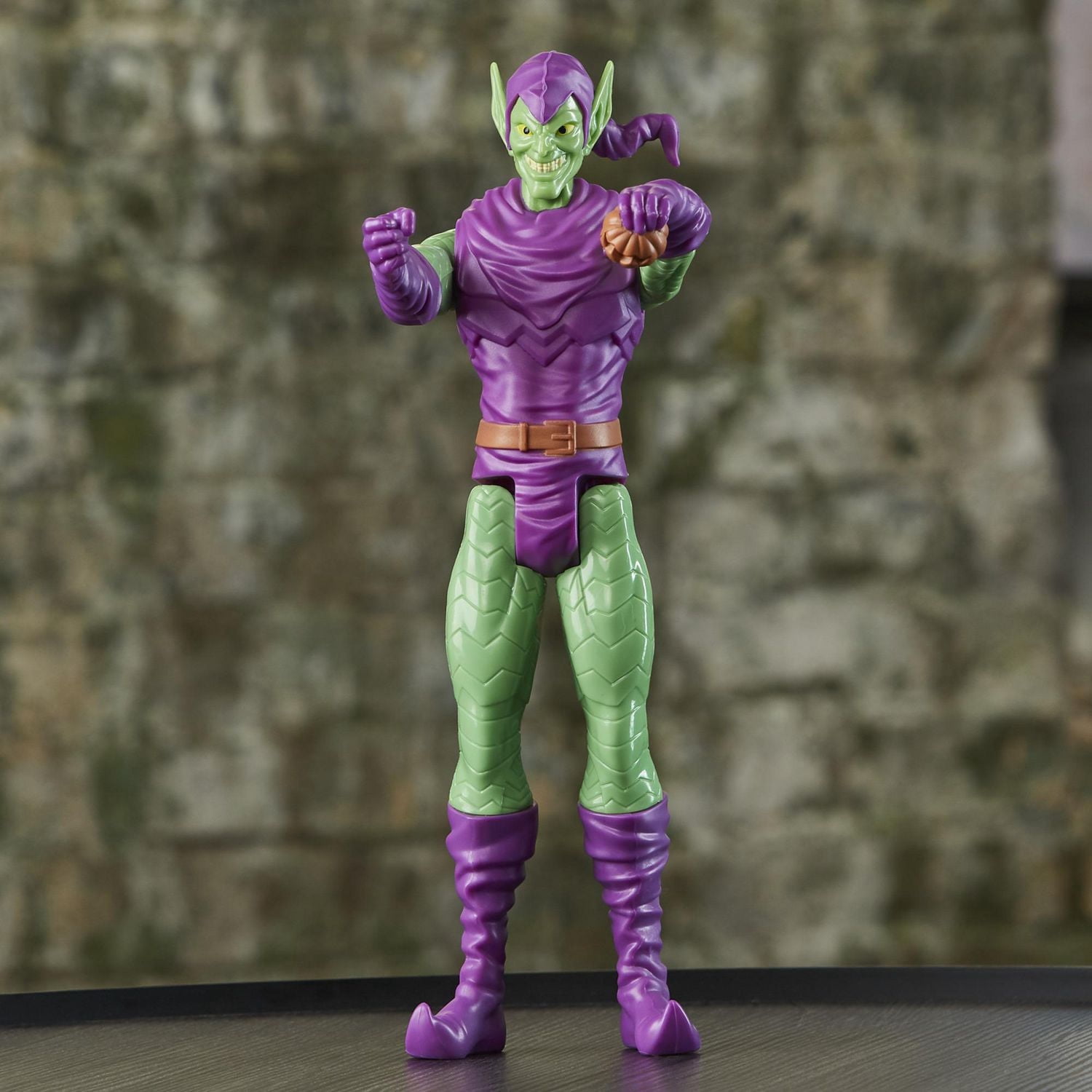 Marvel Spider-Man Titan Hero Series Green Goblin Toy 12-Inch-Scale Collectible Action Figure, Toys for Kids Ages 4 and Up