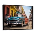 thumbnail image 2 of Designart "Classic Car Icon Of Cuba I" Cuba Floater Framed Canvas Wall Art, 2 of 5