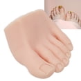 thumbnail image 4 of Practice Foot Model,  Practice  Foot Model, Medium Skin Color Nail Art Training Display Silicone Half Foot Model, 4 of 8