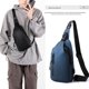 thumbnail image 4 of Bolso de pecho para hombre, bolso de pecho con película de cuero, bolso bandolera para hombre, bolso de mensajero moderno estilo Hong Kong, 4 of 6