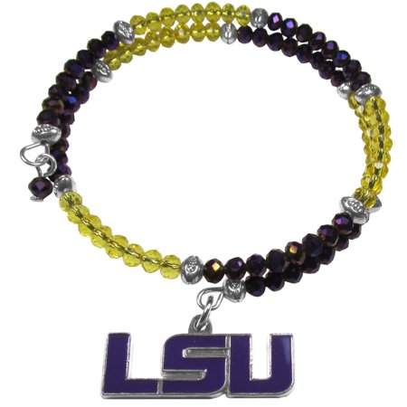 - NCAA LSU Tigers Crystal Bracelet