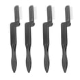 thumbnail image 1 of SHISUYAN 4PCS Handheld Eyebrow Combs Plastic Handle Eyebrow Comb Foldable Eyebrow Comb Stainless Steel Teeth Comb, 1 of 8