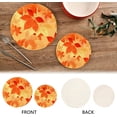 thumbnail image 4 of SKYSONIC Autumn Leaf Fall Pot Holders Trivets, 2 Pcs Heat Resistant Trivets,Botanic Leaves Cotton Thread Weave Mats for Hot Pads Pans Pot Bowl Teapot for Kitchen Decor, 4 of 7