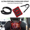 thumbnail image 4 of Heavy Duty Rugged Case For iPad (A16) 11th Gen / 10th Gen Shockproof Cover with Rotatable Stand & Shoulder Strap & Hand Strap & Pencil Holder, 4 of 10