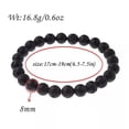 thumbnail image 2 of K-KED Natural Tigers Eye Lava Rock Bracelet for Men Women Healing Energy Bead Jewelry-1 PCS Lava, 2 of 6