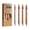 Brown, variant on Pens 4 Pack Erasable Gel Pens, 0.5mm Retractable Pens with Eraser, Smooth Writing Pens for Note Taking, Black Ink Friction Erasable Pens, Push Button Click Pens