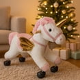 thumbnail image 4 of Juguete Montable A Pedal Mecedora para Niños de Figuras de Animales Blanco Unicornio Gaon, 4 of 7