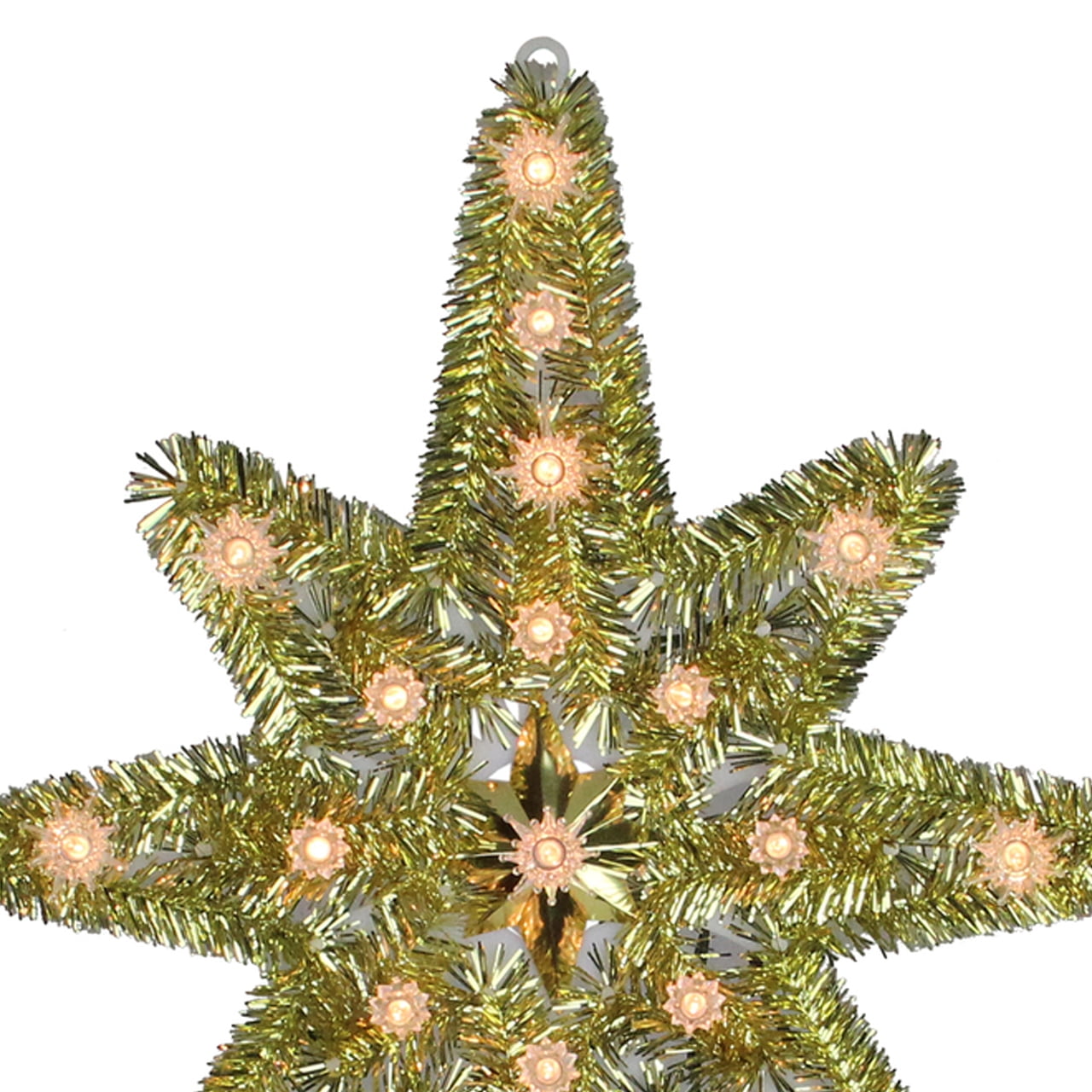 Northlight Green Plastic Christmas Tree Topper, 21"
