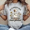 thumbnail image 3 of My Flabbers Have Been Gasted Shirt, Silly Goose Shirt, Men's And Women's Graphic Tee 100% Cotton by TBun, Full Sizes S-5XL, 3 of 5