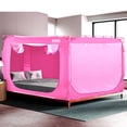 thumbnail image 1 of Carpa para Cama RIYDH Tamaño Queen con 80% de Oscurecimiento y 3 Puertas para Adultos/Niños, 1 of 9