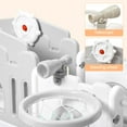 thumbnail image 6 of KTENME 8 in 1 Toddler Slide Indoor Playground, Indoor Slide Toddler Playset for 1-3, Basketball Hoop, Climber, Crawling Tunnel, Telescope, Toy Storage, 6 of 8