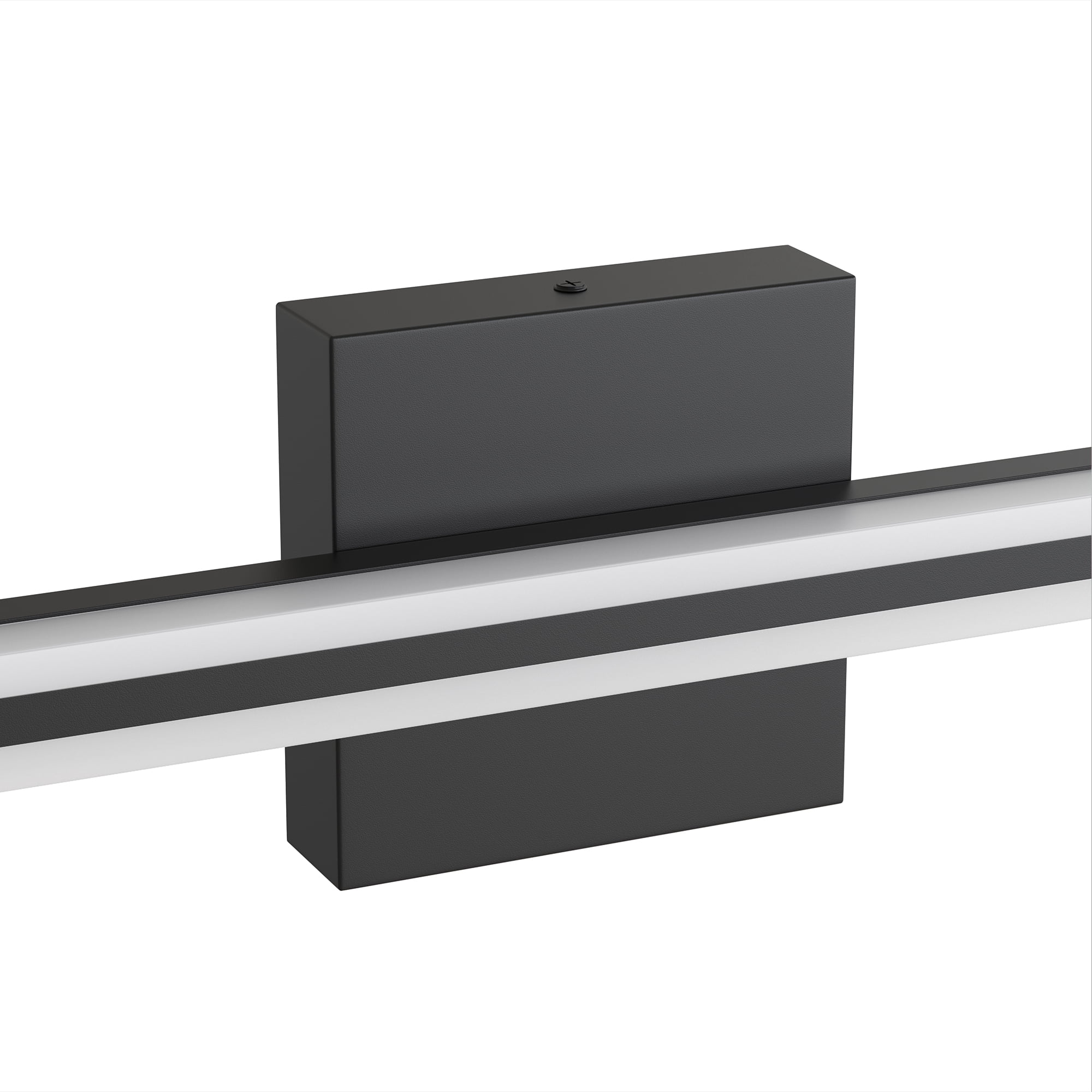 YANSUN 24 in Black Ultra-Thin LED Light Bar, 6000K Daylight for Vanity Table, Bathroom