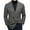 Gray, variant on Vedolay Men's Tops Men's Business with Lined Double Suit Jacket with Pockets,Gray XL