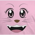thumbnail image 4 of Old Glory Mens Anime Cat Face Neko Short Sleeve Graphic T Shirt, 4 of 6