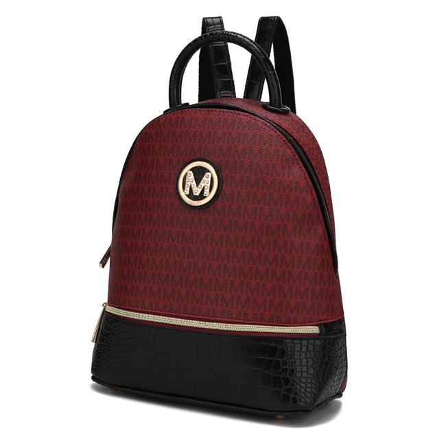 MKF Collection Womens Denice Signature Backpack by Jamaica  display picture 1