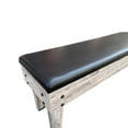 thumbnail image 3 of RACK Tuscany 6-Foot Storage Bench (Gray), 3 of 8