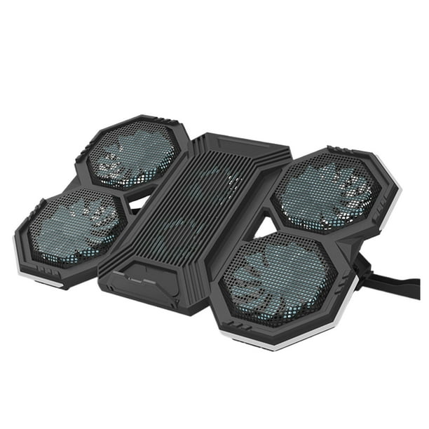 Matsuzay Motor turbocompresor de bajo ruido negro, 6 ventiladores para disipación de calor silenciosa, parte inferior equipada plegable Juegos de teclado y mouse para computadora F12-Edición estándar