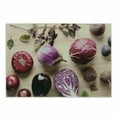 thumbnail image 1 of Natural Color Cutting Board, Healthy Food Above Vista Photo of Fresh Vegetables and Figs, Decorative Tempered Glass Cutting and Serving Board, in 3 Sizes, by Ambesonne, 1 of 2