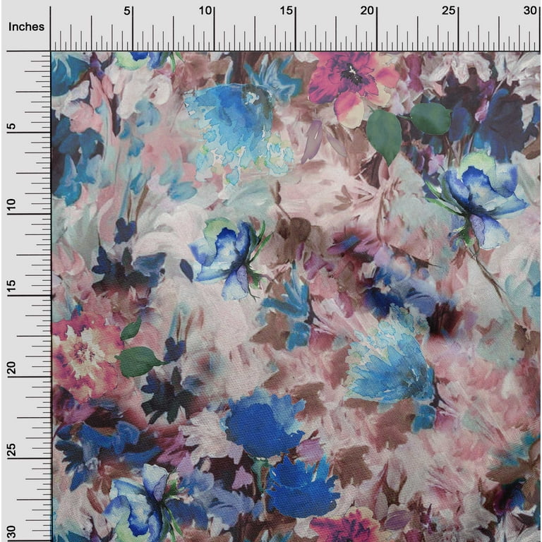 cotton floral dress material Black and Pink Floral Print Fabric, Soft Fabric, Sustainable Fashion, 100% Cotton, Sewing Fabric, Dress Material by Yard