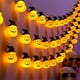 thumbnail image 5 of Decoraciones de Halloween, adornos de Halloween, luces de cadena de calabaza con pilas, luces naranjas de Halloween, decoraciones de iluminación para fiestas de Halloween, cercas de patio, luces de ca, 5 of 6