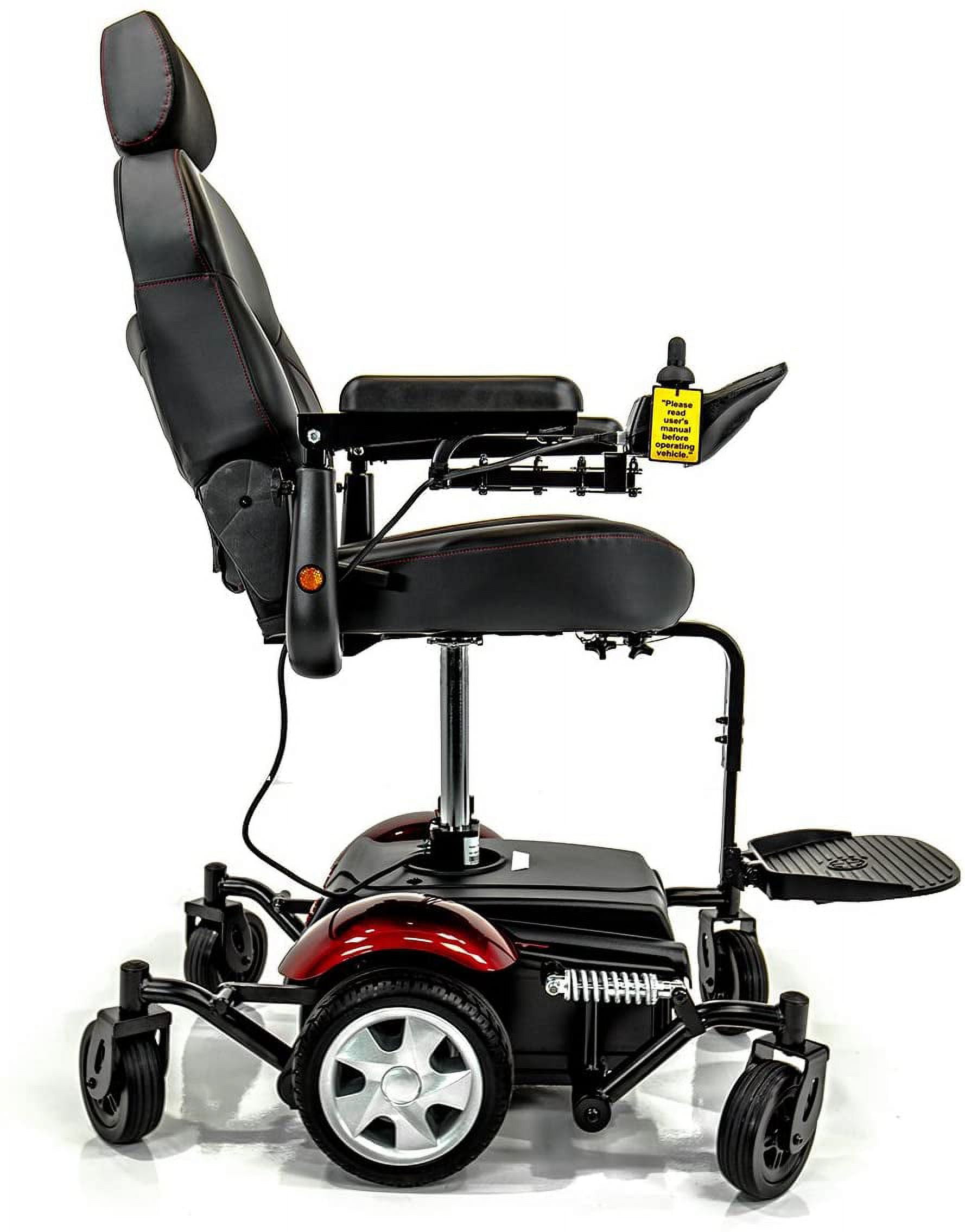 Merits Vision Sport Lift Power Elevating Seat Electric Powerchair P326D + Challenger Vinyl Cover