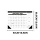 thumbnail image 3 of Calendario de pared 2026 - Calendario de escritorio grande de 17"x12" con agujeros colgantes, bloques diarios, sección de notas y funda impermeable, 3 of 9