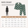thumbnail image 2 of Salouo Cute Shiba Pattern Women's Pajamas Set Long Sleeve Button Down Sleepwear Soft Pj Lounge Sets for women 2 Piece Pjs Set with Long Pants -XX-Large, 2 of 8