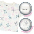 thumbnail image 4 of Disney Lilo & Stitch Girls 2-Piece Set - Stitch and Angel Graphic Print T-Shirt and Flared Leggings Outfit for Kids (Sizes 7-14), 4 of 13