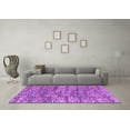 thumbnail image 3 of Ahgly Company Indoor Rectangle Abstract Purple Modern Area Rugs, 2' x 4', 3 of 4