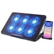 thumbnail image 2 of Almohadilla de Refrigeración para Portátil Enfriador de Portátil con 6 Ventiladores Silenciosos 7 y Velocidad del Viento Ajustables 2 Puertos USB y Soporte para Teléfono, 2 of 5