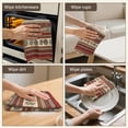 thumbnail image 5 of 6 Pcs Funny Kitchen Towels,Red and Brown Christmas Pattern Microfiber Dish Towels,Kitchen Tea Towels,Kitchen Towel Set (18" X 26"), 5 of 7