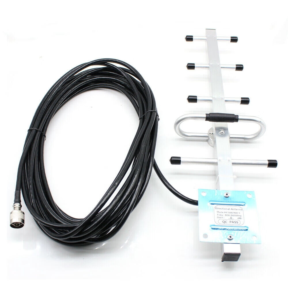 Cell Phone Signal Booster Amplifier Repeater GSM 900MHz Mobile 2G 3G 4G Yagi Kit
