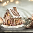 thumbnail image 6 of CoreLiving Classic Candy Cane Gingerbread House 2D Acrylic Flat Standing Ornament for Christmas Tabletop Decor, Festive Holiday Desk Display, 1 Pack, 6 of 9