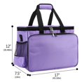 thumbnail image 5 of MultiFunctional Sewing Bag Adjustable Divider Comfortable Grip Handle Water Resistant Fabric for Tailoring, 5 of 8