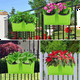 thumbnail image 5 of Macetas colgantes de pared, macetas de plástico para plantas y flores, cestas con ganchos, para el hogar, el jardín, el porche, la cocina y la pared., 5 of 8