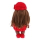 thumbnail image 5 of Muñeca de Vinilo Macarena Muñeca recién nacida Africana con Trajes rojos, 5 of 8