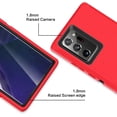 thumbnail image 4 of Designed for Samsung Galaxy Note 20 Ultra Heavy Duty Case, Triple Layer Protection Shockproof Dropproof Dustproof Anti-Scratch Phone Case Cover for Samsung Galaxy Note 20 Ultra,Red, 4 of 7