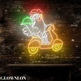 thumbnail image 3 of Glowneon Chicken Delivery Led Sign, Fried Chicken Restaurant Wall Art, 3 of 5