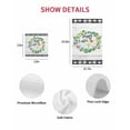 thumbnail image 7 of Easter Kitchen Dish Towels for Drying Dishes Set of 2, Spring Colorful Egg Flower Leaf Grey Wood Grain Plaid Waffle Weave Microfiber Hand Tea Bathroom Towels Quick Dry & Absorbent Towel 15.7x23.6, 7 of 7
